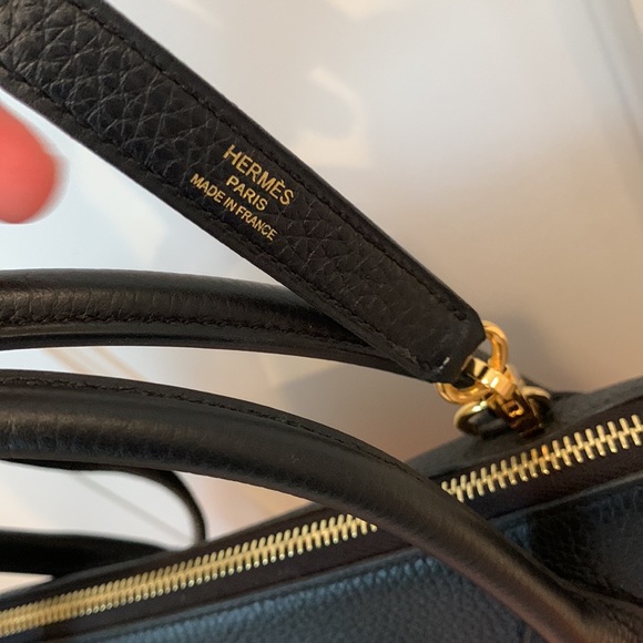 Hermes Bolide Bag in Black Taurillon Clemence leather, size 31 - Picture 7 of 16